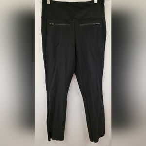 Athleta Stellar Crop Pant Black High Rise Travel Work Pants Size Small